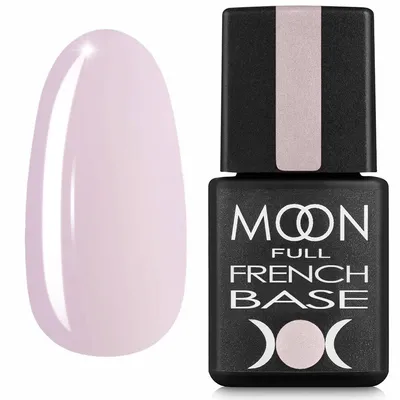 Baza hybrydowa MOON Full Cover French Rabber Base 10 jasny liliowy 8ml