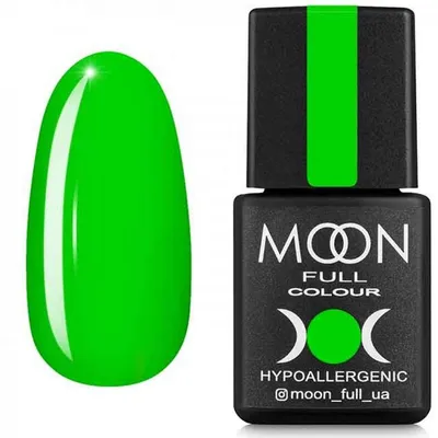 Lakier hybrydowy do paznokci MOON FULL Neon 702 zielony 8ml