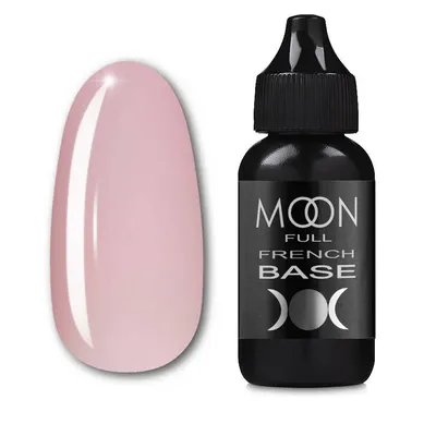 Baza hybrydowa MOON Full Cover French Rabber Base 05 jasny róż 30 ml