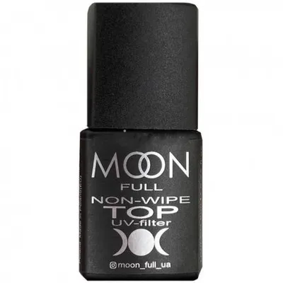 Top hybrydowy do paznokci MOON Full Non-wipe z UV-filtrem 8ml