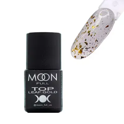 Top hybrydowy ze złotymi płatkami Leaf Gold MOON Full 8 ml