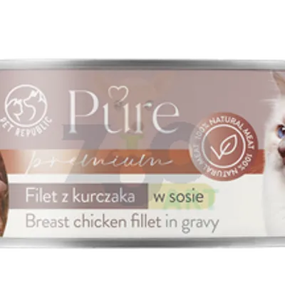 PetRepublic Pure filet z kurczaka w sosie 80g