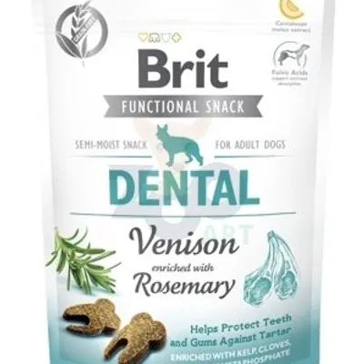 BRIT CARE DOG FUNCTIONAL SNACK DENTAL VENISON 150g