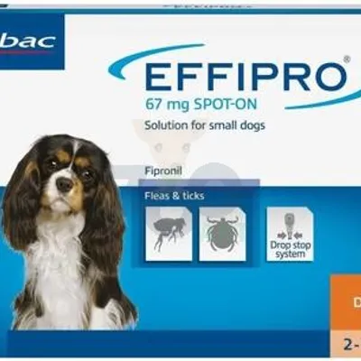 EFFIPRO  Spot-On pies S 2-10 kg (pipeta 4 x 0,67ml)