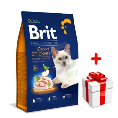 BRIT Premium By Nature Indoor Cat 1,5kg + niespodzianka dla kota GRATIS!