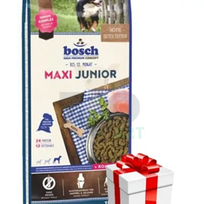 Bosch Junior Maxi (nowa receptura) 15kg + Niespodzianka dla psa GRATIS