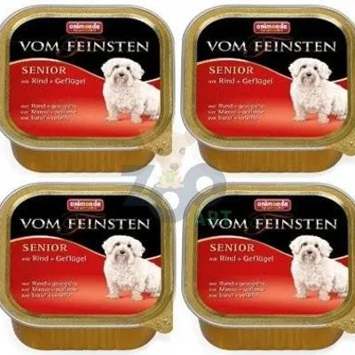 ANIMONDA Dog Vom Feinsten Senior smak: wołowina z kurczakiem 22x150g