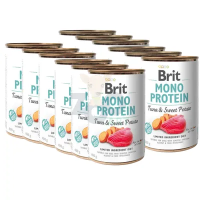 BRIT MONO PROTEIN TUNA & SWEET POTATO 12x400g