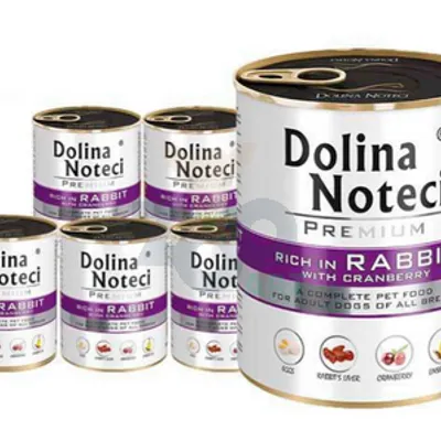 Dolina Noteci Premium Królik z żurawiną 24x800g