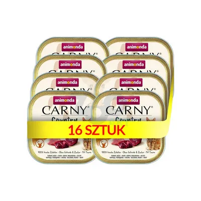 ANIMONDA Carny Country Adult Indyk, Wołowina i Jeleń 16x100g