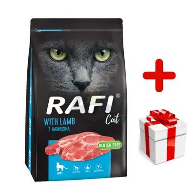 DOLINA NOTECI Rafi Cat karma sucha dla kota z jagnięciną 7kg + niespodzianka dla kota GRATIS!