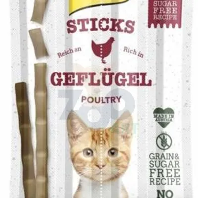 GIMCAT Sticks z drobiem i wątróbką 4szt