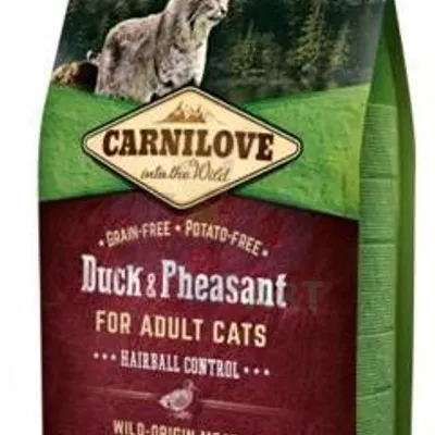 CARNILOVE Cat Duck & Pheasant Hairball Control 6kg