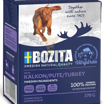 BOZITA Dog: Indyk w galarecie 370g