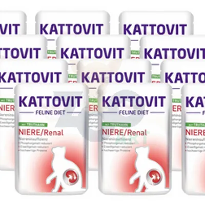 Kattovit Niere/Renal indyk 12x85g saszetka