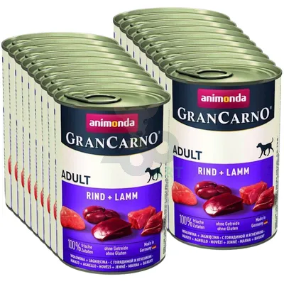 ANIMONDA Grancarno Adult Dog Wołowina + jagnięcina 400g