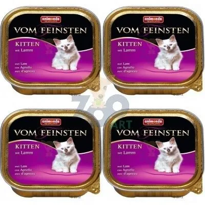 ANIMONDA Vom Feinsten Kitten smak: z jagnięciną 32x100g