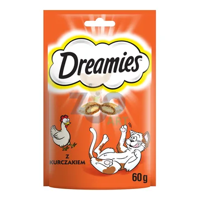 DREAMIES 60g - przysmak dla kota z pysznym kurczakiem