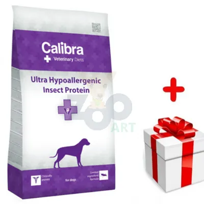 Calibra Veterinary Diets Dog Ultra Hypoallergenic Insect Protein 2kg + Niespodzianka dla psa GRATIS