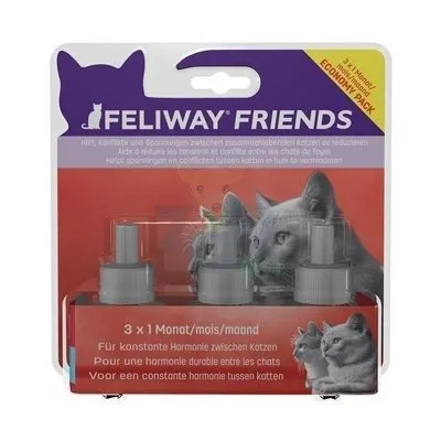 CEVA Feliway Friends wkład uzupełniający 3x48 ml z feromonem C.A.P. ECONOMY PACK