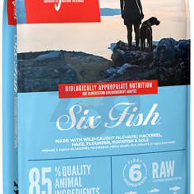 ORIJEN Six Fish Dog 11,4kg + niespodzianka dla psa GRATIS!