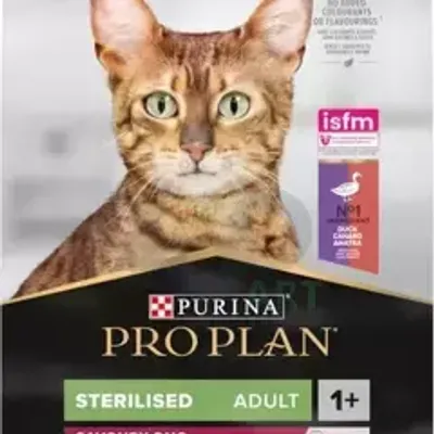 PURINA Pro Plan Cat Sterilised Duck & Liver 10kg + Rolka do ubrań GRATIS!!