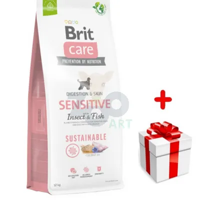 BRIT CARE Sustainable Sensitive Insect & Fish 12kg + niespodzianka dla psa GRATIS!