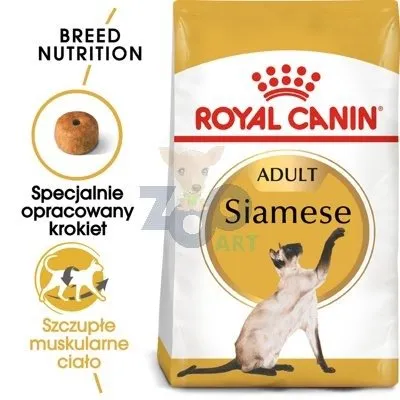 ROYAL CANIN Siamese Adult 2kg + niespodzianka dla kota GRATIS!