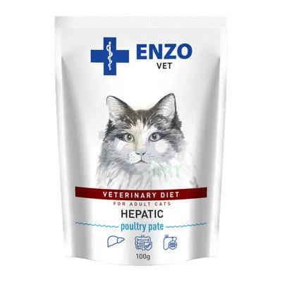 ENZO VET Hepatic drób-pasztet dla kotów 100g