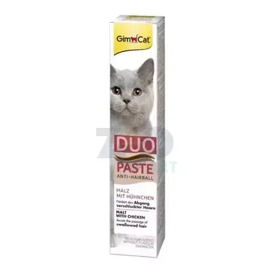 GIMBORN Gim Cat Pasta Anti-Hairball Duo malt z kurczakiem 50g