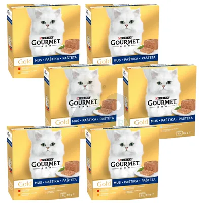 Purina Gourmet Gold Mus mix 6x(8x85g)