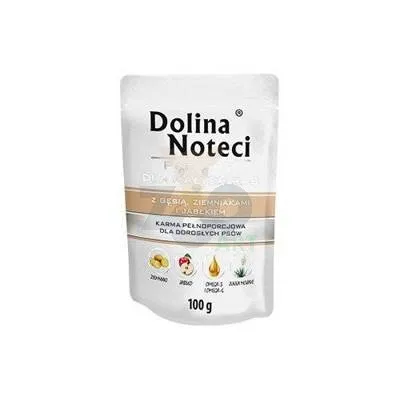 Dolina Noteci PREMIUM dla psów małych ras  z gęsią ziemniakami i jabłkiem 100 g