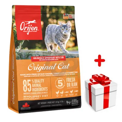 ORIJEN Original Cat 1,8kg + niespodzianka dla kota GRATIS!