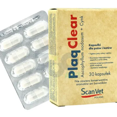 ScanVet Plaq Clear 30 kapsułek