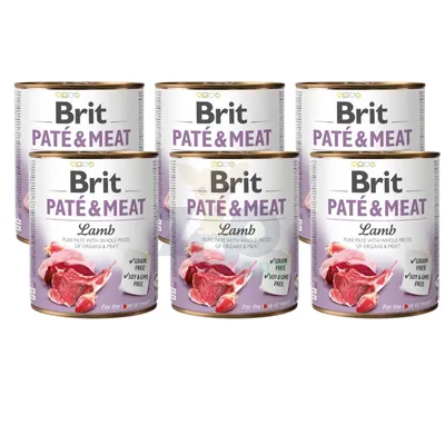 BRIT PATE & MEAT LAMB 6x800g