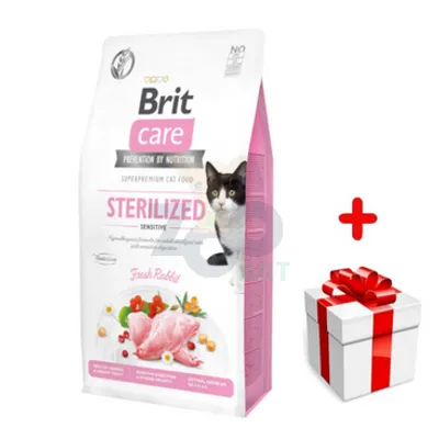 BRIT Care Cat  Grain-Free Sterilised Sensitive 2kg + niespodzianka dla kota GRATIS!