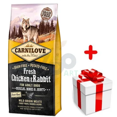 Carnilove Fresh Chicken Rabbit Adult 12 kg + niespodzianka dla psa GRATIS!