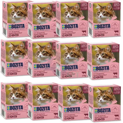 BOZITA Cat Siekana Wołowina W Galaretce 370g