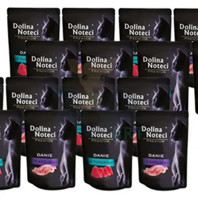 Dolina Noteci Premium danie dla kotów MIX SMAKÓW 20x85g