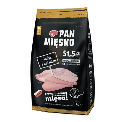 PAN MIĘSKO Indyk z bażantem S 3kg