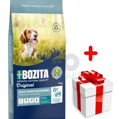 BOZITA Original Sensitive Digestion 12kg + niespodzianka dla psa GRATIS!