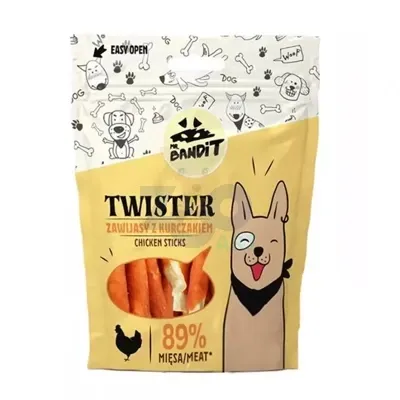 MR. BANDIT Gryzaki Twisters Zawijasy z Kurczakiem 80g