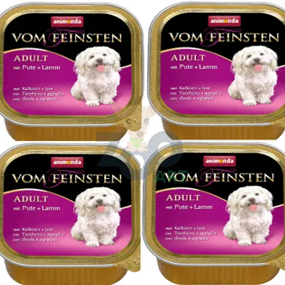 ANIMONDA Dog Vom Feinsten Adult smak: indyk i jagnięcina 22x150g