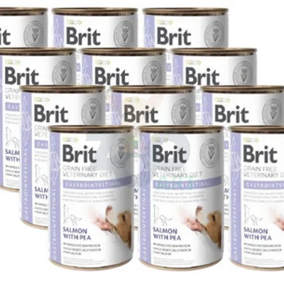 BRIT GF Veterinary Diets Dog Gastrointestinal 12x400g- -karma mokra dla psa