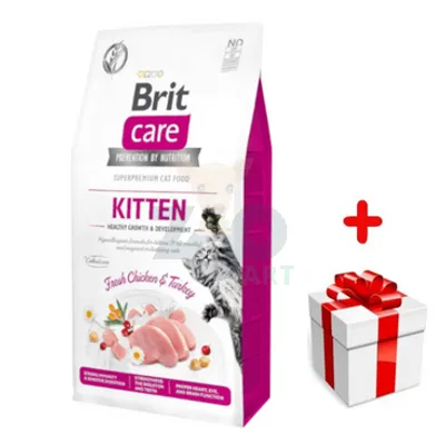 BRIT Care Cat Grain-Free  Kitten 2kg + niespodzianka dla kota GRATIS!