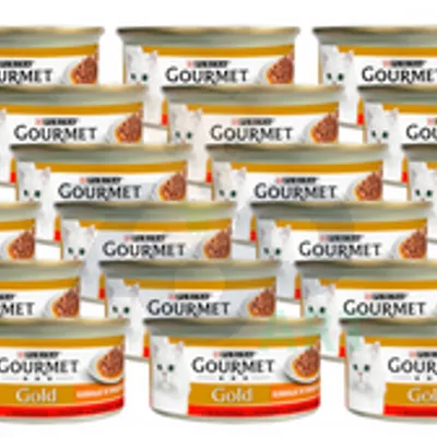 Purina Gourmet Gold Sauce Delight z wołowiną 24x85g