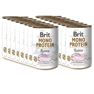 BRIT MONO PROTEIN RABBIT 18x400g