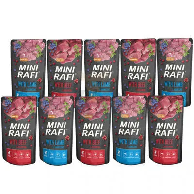 DOLINA NOTECI Mini Rafi mix smaków 10x150g