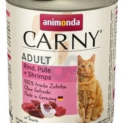 ANIMONDA Cat Carny Adult smak: wołowina, indyk i krewetki 800g