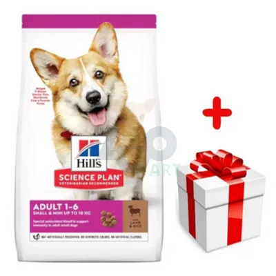 HILL'S SP Science Plan Canine Adult Small & Miniature Lamb 6kg + niespodzianka dla psa GRATIS!